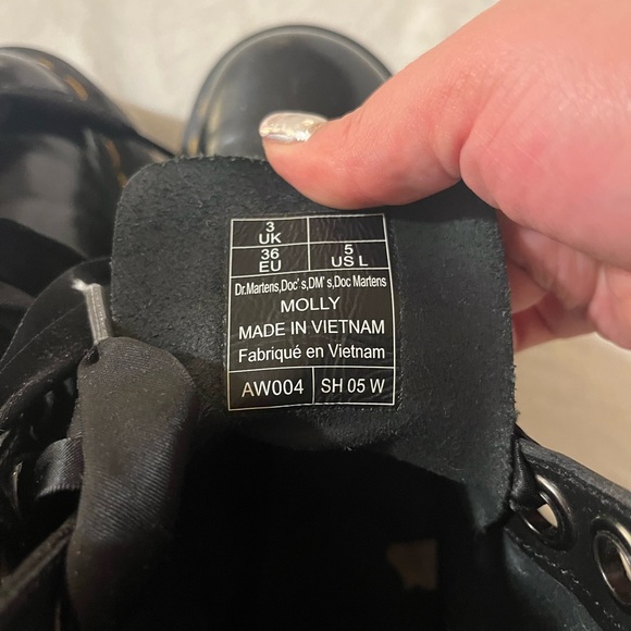 MOLLY WOMEN'S LEATHER PLATFORM BOOTS - Picture 5 of 7